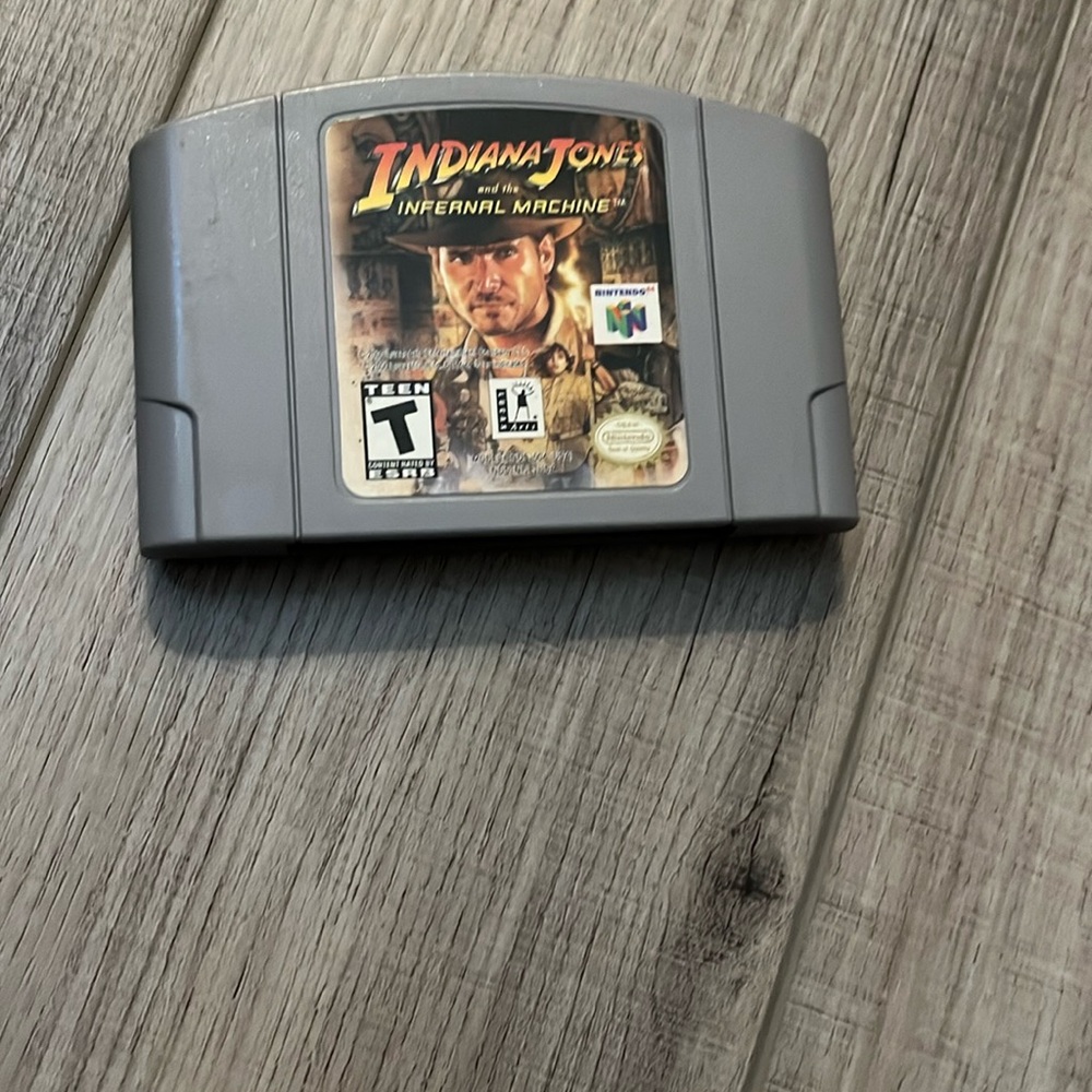 Nintendo 64 Indiana Jones and the Infernal Machine Authentic